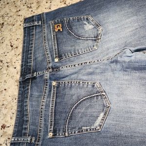 JOES BRAND SZ 31 MUSE JOLIE MEDIUM WASH BOOTCUT JEANS DENIM USED
